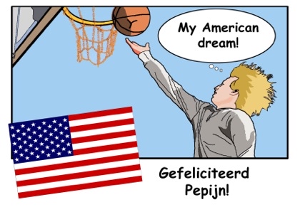 Felicitatiekaart "My American Dream"